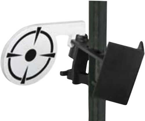 Birchwood Casey T-Post Dueling Target 3/8" Steel Target Black/White BC-TP38DT