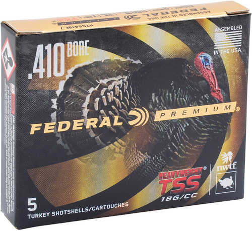 Federal PTSS419F95 Premium Turkey Heavyweight TSS 410 Gauge 9 Shot 13/16 Oz 5 Rounds