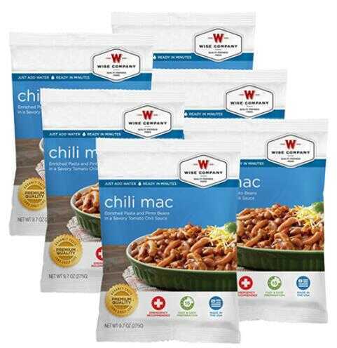 Wise Foods Outdoor Packs 6 Ct/4 Servings Chili Macaroni 2W02207