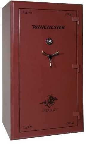 Winchester Safes Treasury 26 Electronic Entry Black Powder Coat 10 Gauge Steel Holds Up To 48 Long Guns Fireproof- Yes