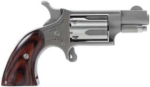 North American Arms 22 Boot Grip 22 Long Rifle 1.12" Barrel 5 Round Wood Grain Stainless Steel Revolver GBG