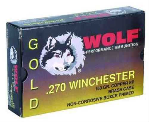 270 Winchester 20 Rounds Ammunition Wolf Performance Ammo 150 Grain Soft Point