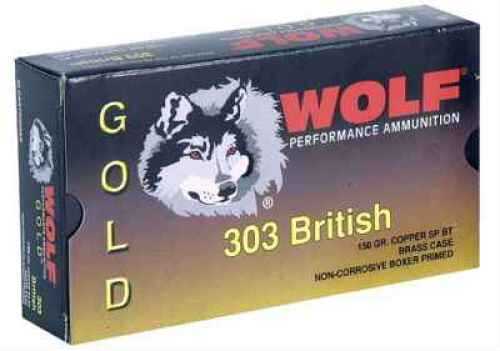 Wolf Performance Ammo 303 British 174 Grain Full Metal Jacket Ammunition Md: G303FMJ1