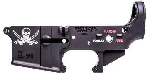 Lower Reveiver Spikes Tactical Forged Pirate Multi-Caliber AR Platform Black