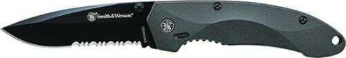 Smith & Wesson SW6000Bs SWAT Magic Folder 3.3" 4034 SS Black Alum Hndl Blk