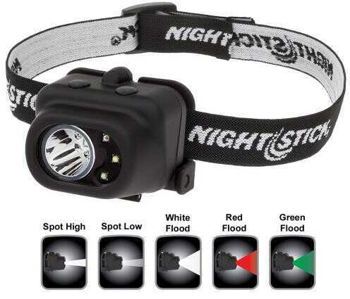 Nightstick / Bayco Multi-Function Headlamp 150/80/100/9/18 Lumens AAA (3) Black Md: NSP4610B