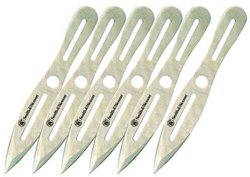 Smith & Wesson SWTK8CP Throwing Knives 8" 2Cr13 SS Spear Point Dual Edge 6 Pack