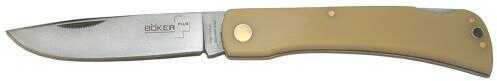 Boker USA Inc. Plus Folder 3.5" Stainless Steel Drop Point Polymer Sand 01BO020