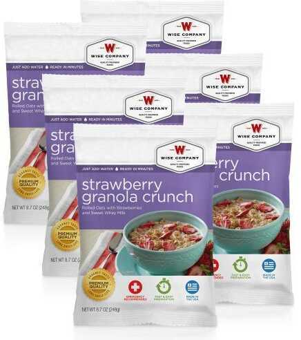 Wise Foods 05907 Outdoor Kit Strawberry Granola Crunch Dehydrated/Freeze Dried