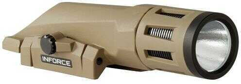 INFORCE WMLx Weaponlight Gen 2 Fits Picatinny Flat Dark Earth Finish 800 Lumen for Hours White LED Primary Light