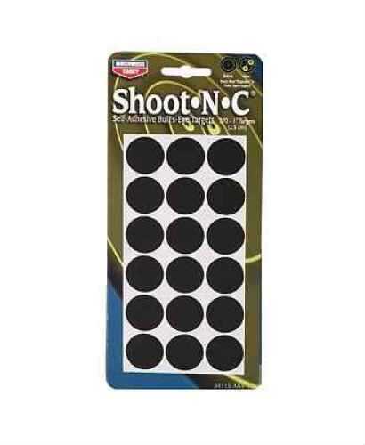 Birchwood Casey Shoot-N-C Targets: Bulls-Eye 1" Round (Per12) 34115