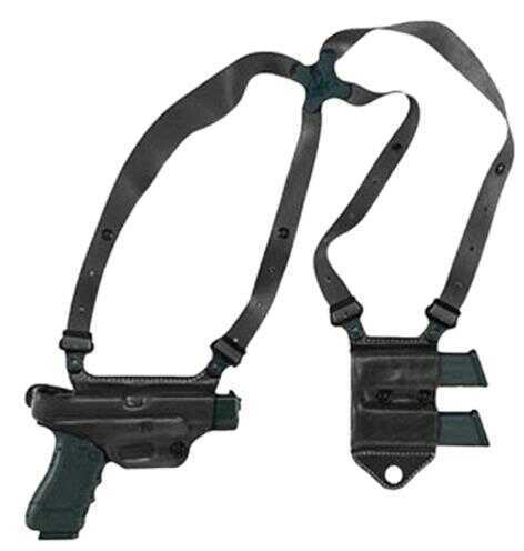 Galco Miami Classic II Shoulder Holster Right Hand Black for Glock 17 Leather MCII224B