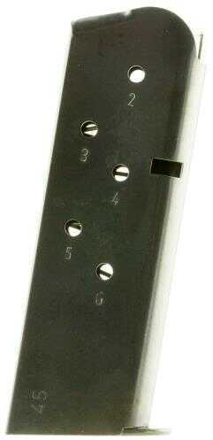 Magnum Research MAG1911456 1911 45 ACP 6 Round Black Finish