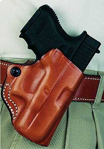 Mini Scabbard Holster RH OWB Leather Ruger LCP II Bl