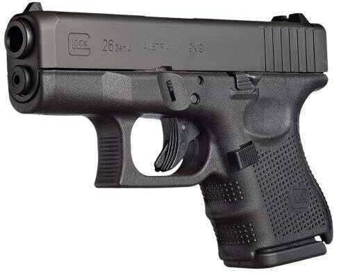 Glock 26 Gen 4 Semi Automatic Pistol 9mm Luger 3.42" Barrel 10 Round Capacity Black