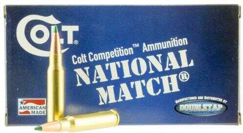 308 Winchester 20 Rounds Ammunition Colt 155 Grain Hollow Point