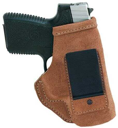 Galco Stow-N-Go Inside The Pant Holster Fits S&W Shield with Crimson Trace LG-489 Right Hand Natural Leather STO658