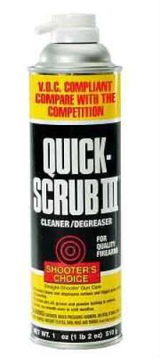 Shooter's Choice Quik Scrub III Liquid 15Oz Cleaner/Degreaser Aerosol Can CDG315