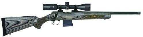 Mossberg MVP Predator 5.56mm NATO/223 Remington 18.5" Medium Bull Fluted Barrel Laminated Benchrest Gray Stock 10+1 Rounds Blued Finish Bolt Action Rifle 27967
