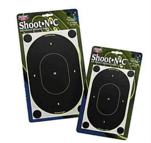 Birchwood Casey Shoot-N-C Target Oval Silhouette 5-9" 15-4.75"Targets & 100 Pasters 34905-6