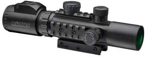 Konus Optical & Sports System KonusPro 2-6x 28mm Obj 54-22 ft @ 100 yds FOV 34mm Tube Dia Black Matte Dual Illuminated