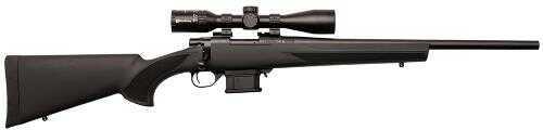 Howa Mini Bolt Action Rifle Combo Package 223 Remington 22" Barrel 10+1 Rounds Hogue Overmolded Black Stock Blued Finish HMP60202