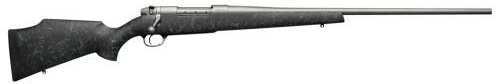 Weatherby Mark V Weathermark Bolt 6.5x300 Mag 26" Barrel 3+1 Black With Gray Webbing Fixed Monte Carlo Synthetic Stock Cerakote Steel Receiver