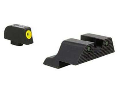 <span style="font-weight:bolder; ">Trijicon</span> HD XR Night Sight Set, Yellow Front Outline, for Glock Md: GL601-C-600835