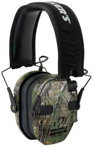 Walkers Game Ear / GSM Outdoors GWPRSEQMCMO Razor Slim Electronic Muff 23 dB Camo