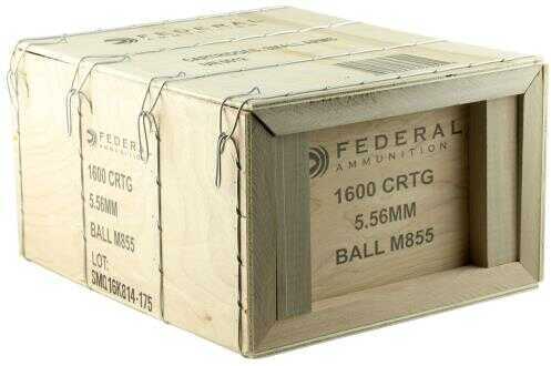 5.56mm Nato 1600 Rounds Ammunition Federal Cartridge 62 Grain Full Metal Jacket