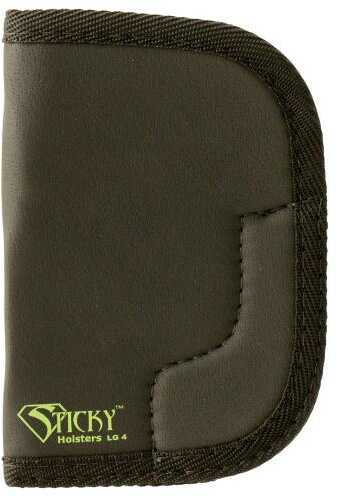 Sticky Holsters MD-6 Ruger SP 101 Latex Free Synthetic Rubber Black w/Green Logo