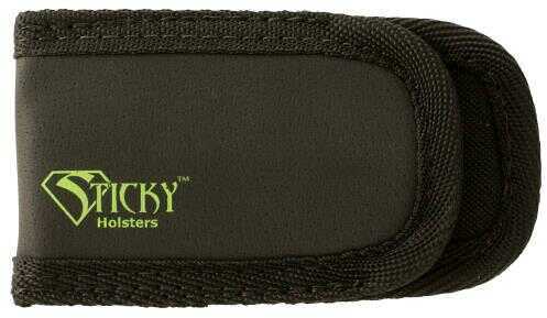 Sticky Holsters Mag Pouch Sleeve/Pocket Black w/Green Logo Latex Free Synthetic Rubber