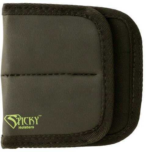 Sticky Holsters DSMP Dual Mag Pouch Black w/Green Logo Latex Free Synthetic Rubber