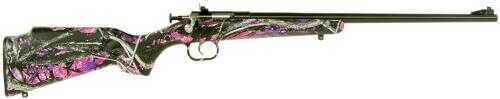 Crickett KSA2160 Bolt Action Rifle 22 Long 16.12" Barrel Synthetic Muddy Girl Stock Blued