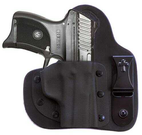 Click to see larger image. Viridian Weapon Technologies Green Laser for RUGER LC9 with a Crossbreed Appendix Carry RH IWB Holster