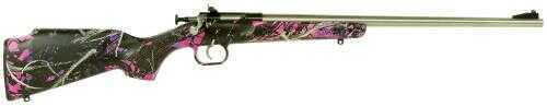 Crickett KSA2167 Stainless Steel Bolt 22 Long Rifle 16.12" Barrel Synthetic Muddy Girl Stock