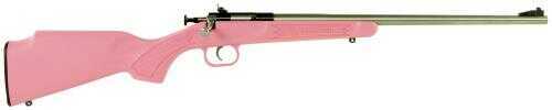 Crickett KSA2221 Single Shot Bolt 22 Long Rifle 16.12" Barrel Synthetic Pink Stock Stainless