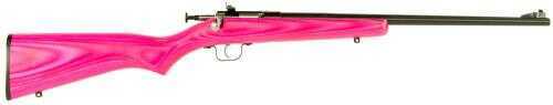 Crickett Single Shot Bolt Rifle 22 Long 16.12" Barrel Pink Laminated Stock Blued Action