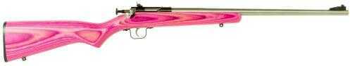 Crickett KSA2226 Single Shot Bolt 22 Long Rifle 16.12" Barrel 1 Laminate Pink Stock Stainless