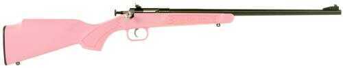 Crickett KSA2220BSC Single Shot Package Bolt 22 Long Rifle 16.12" Barrel 1 Synthetic Pink Stock Blued