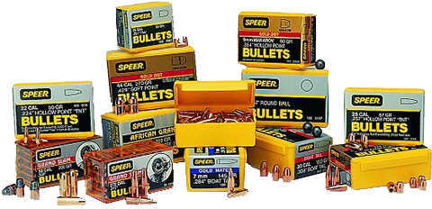 Speer Bullets 9mm 355 Diameter 115 Grain Copper Plated Round Nose 500 Per Box Md: 4712