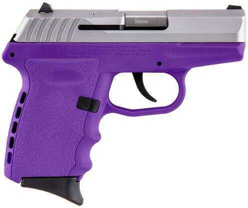 Pistol SCCY CPX-2 9mm Luger DAO witho Safety SS/Purple 10 Round TTPU