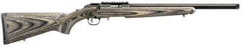 Ruger 8350 American Rimfire 17 HMR Rifle 18" Barrel 9 Round Laminate Black Stock Blued Finish