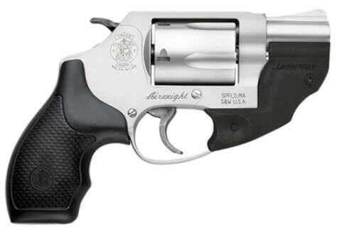 Smith & Wesson M637 J-Frame 38 Special 1.875" Barrel 5 Round Red Lasermax Stainless Steel Revolver 10240