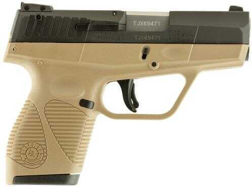 Taurus Flat Dark Earth 709 Pistol Single/Double 9mm Luger 3.2" 7+1 Rounds