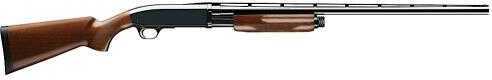 Browning BPS Hunter 26" Barrel 28 Gauge Pump Shotgun 2.75" Chamber German Nickel Silver Sight Bead Satin Finish Walnut Stock 012211814