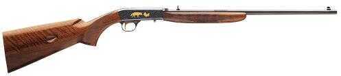 Browning Semi-Auto 22 Grade VI Wood 22 Long Rifle 24 Karat Gold-Plated Engraved Game Scenes 19.25" Blued Barrel 021002102