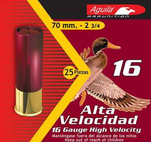 16 Gauge 250 Rounds Ammunition Aguila 2 3/4" 1 1/8 oz Lead #4