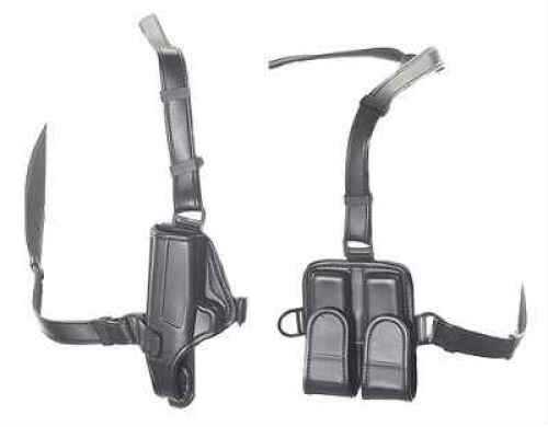 Bianchi 7700 LeatherLite Shoulder Holster System Black, Size 15-2, Right Hand 19808