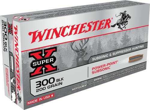 300 AAC Blackout 20 Rounds Ammunition Winchester 200 Grain Hollow Point